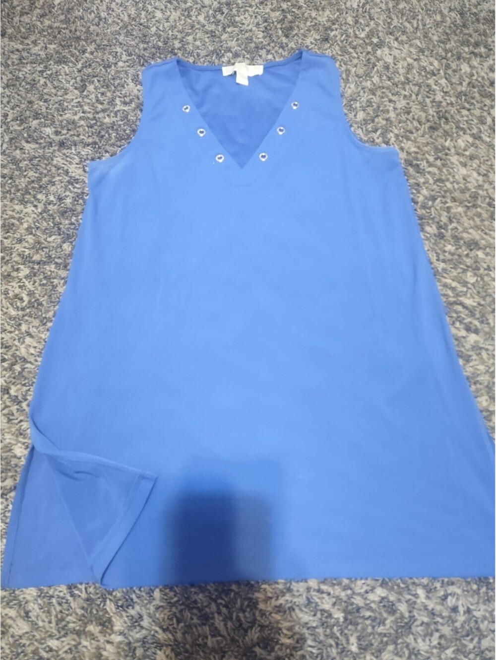 Michael Kors Sleeveless Blue Blouse Size S